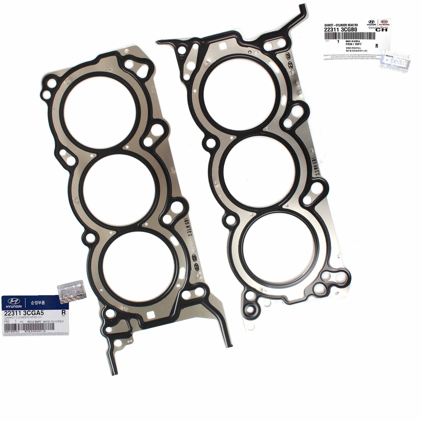 OEM Head Gasket RIGHT for 11-19 Azera Santa Fe Sedona Sorento V6 223113CGB0