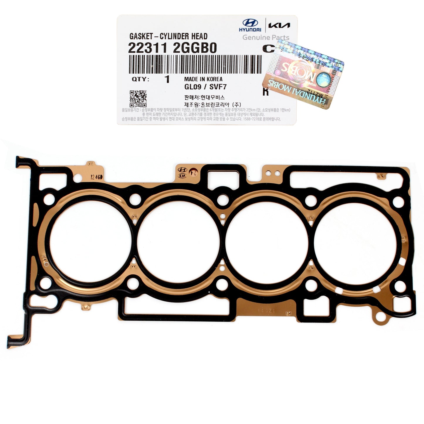 GENUINE Cylinder Head Gasket for 15-20 Santa Fe Sonata Tucson 2.4L 223112GGB0