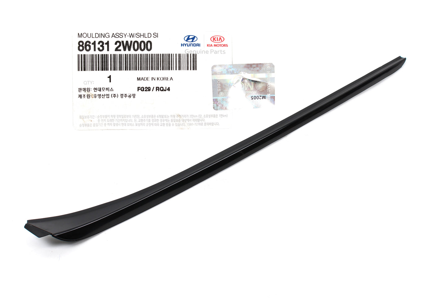 GENUINE Windshield Pillar Molding LEFT for 13-19 Hyundai Santa Fe 861312W000
