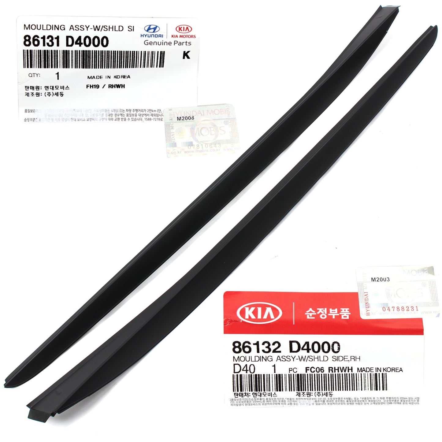 GENUINE Windshield Pillar Side Molding RIGHT for 16-20 Kia Optima 86132D4000