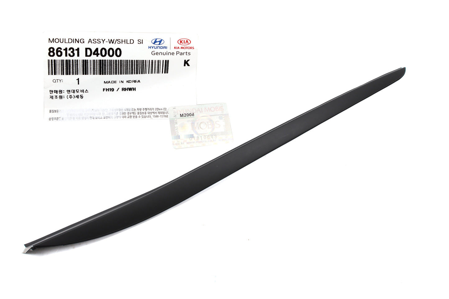 GENUINE Windshield Pillar Side Molding RIGHT for 16-20 Kia Optima 86132D4000