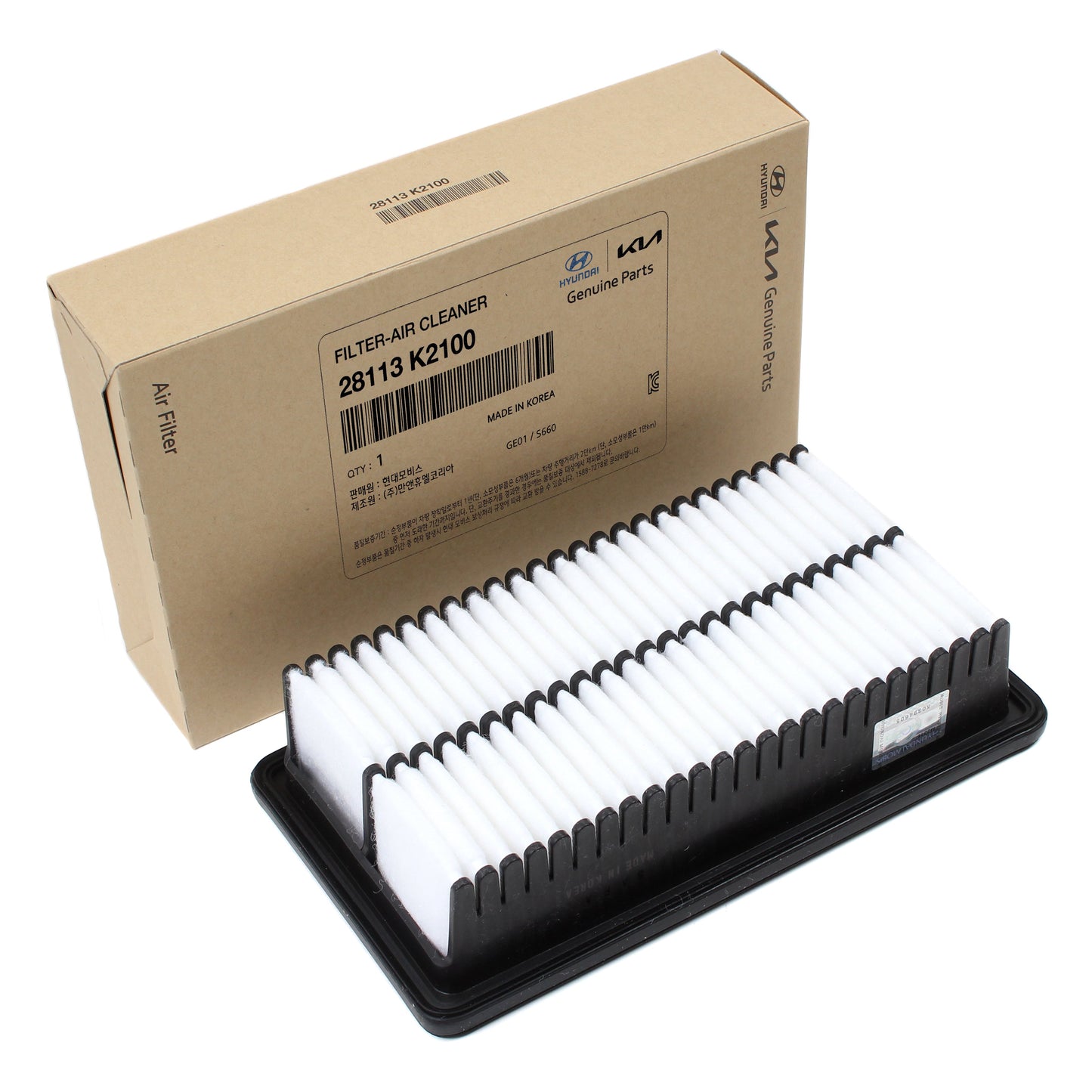 GENUINE Air Cleaner Filter for 2020-2023 Hyundai Venue 28113K2100