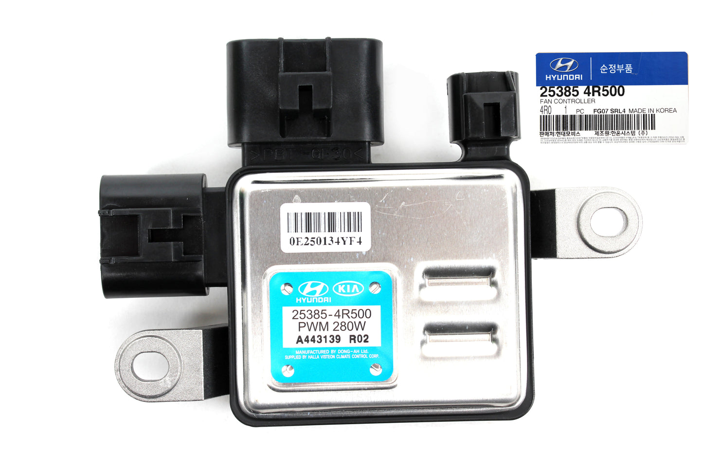 OEM Cooling Fan Controller for 11-19 Sonata Optima HYBRID Forte Soul 253854R500