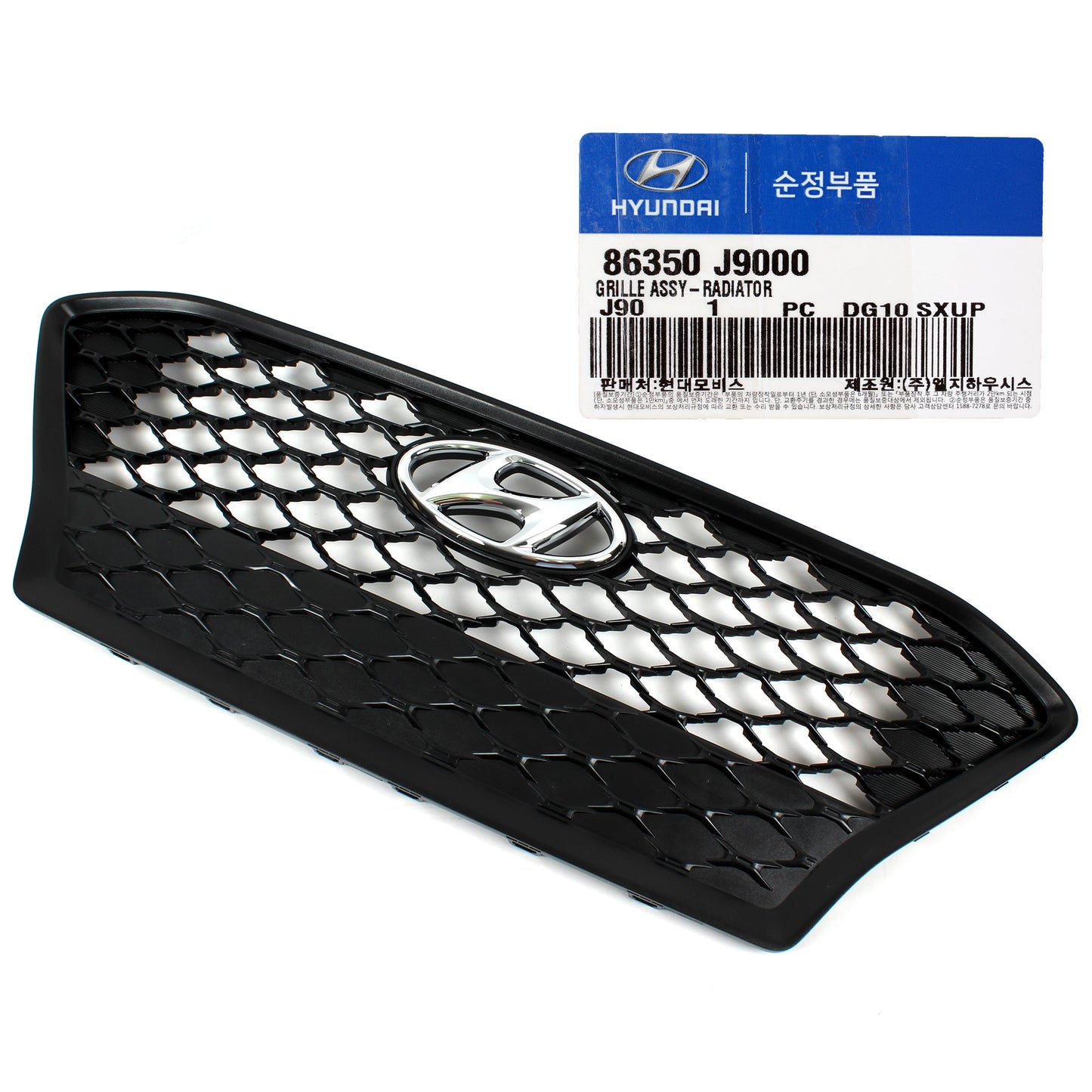 GENUINE Front Bumper Radiator Grille BLACK for 2018-2021 Hyundai Kona 86350J9000