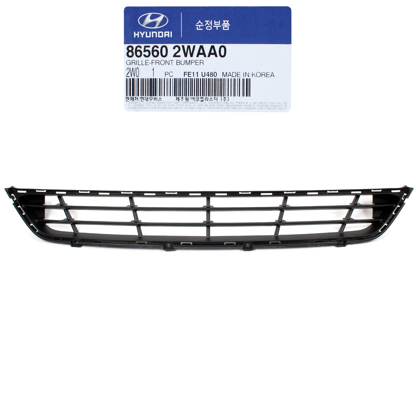 GENUINE FRONT Bumper Grille for 2016-2020 Hyundai Santa Fe 865602WAA0