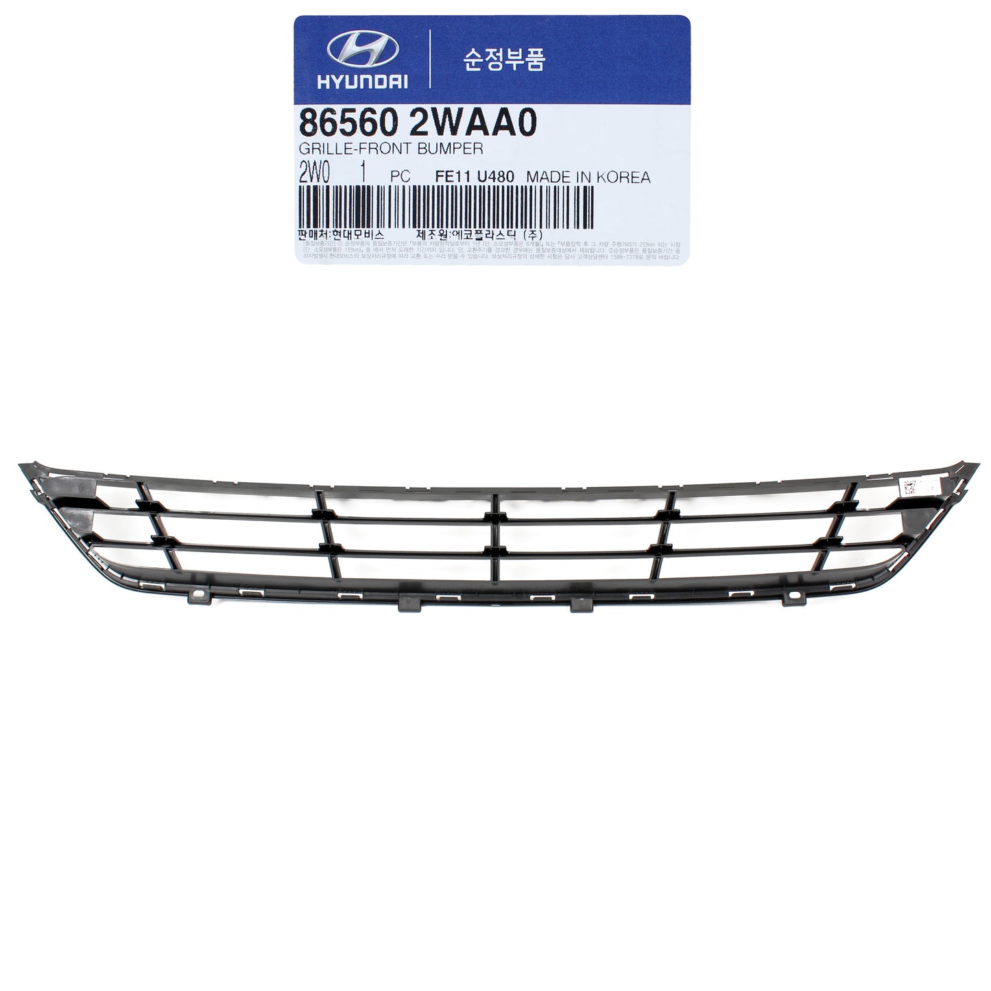 GENUINE FRONT Bumper Grille for 2016-2020 Hyundai Santa Fe 865602WAA0
