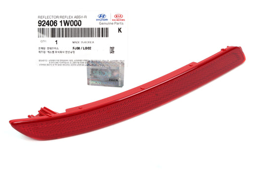 GENUINE Rear Bumper Reflector RIGHT for 2012-2015 Kia Rio Sedan 924061W000