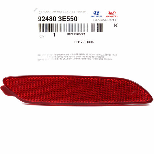 GENUINE Rear Bumper Reflector RIGHT PASSENGER for 07-09 Kia Sorento 924803E550