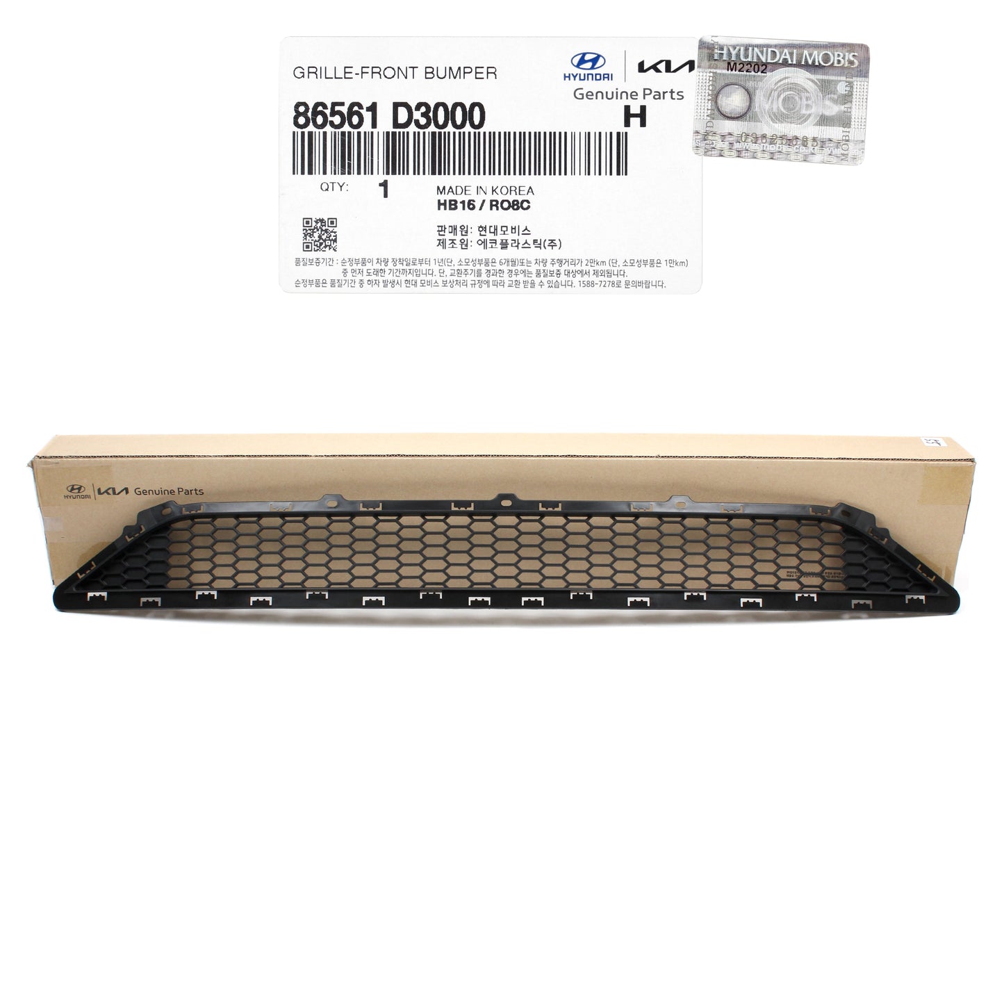 GENUINE FRONT BUMPER LOWER GRILLE for 2016-2018 Hyundai Tucson 86561D3000