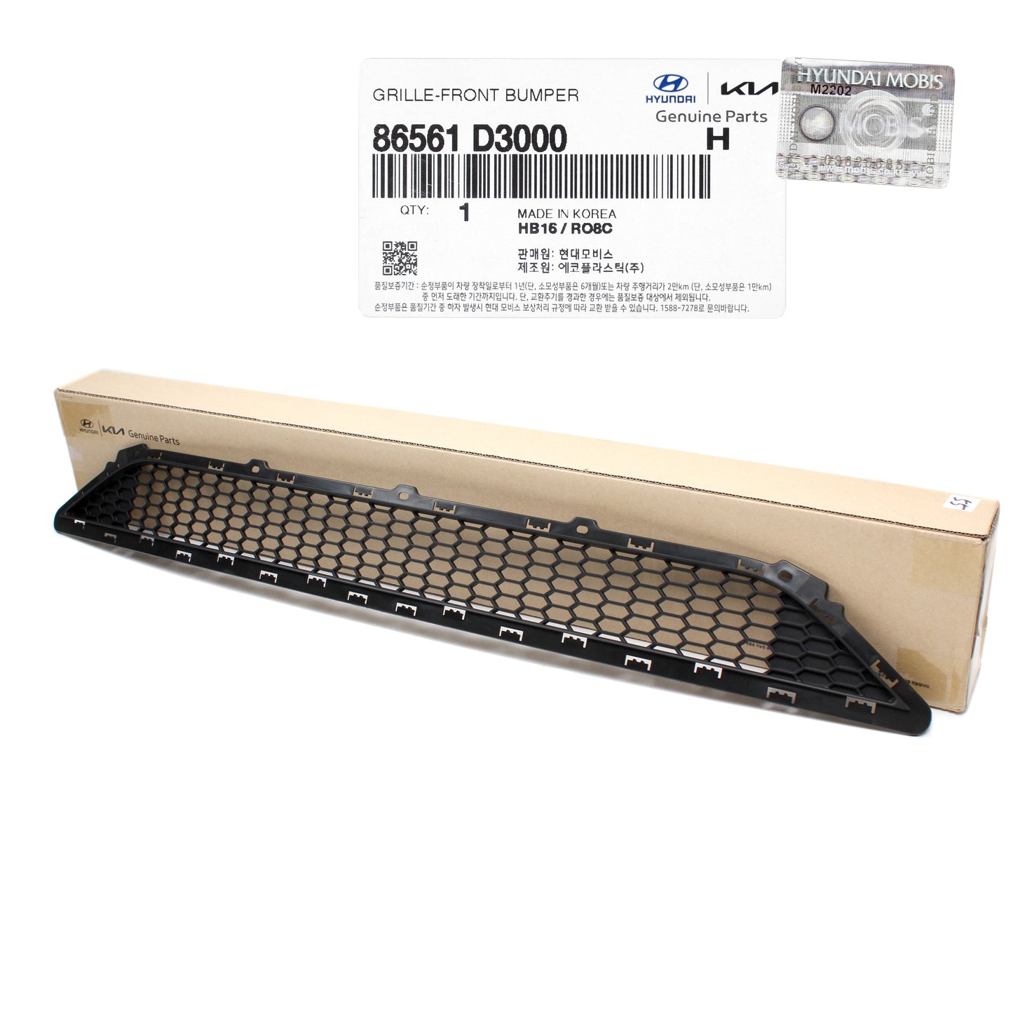 GENUINE FRONT BUMPER LOWER GRILLE for 2016-2018 Hyundai Tucson 86561D3000