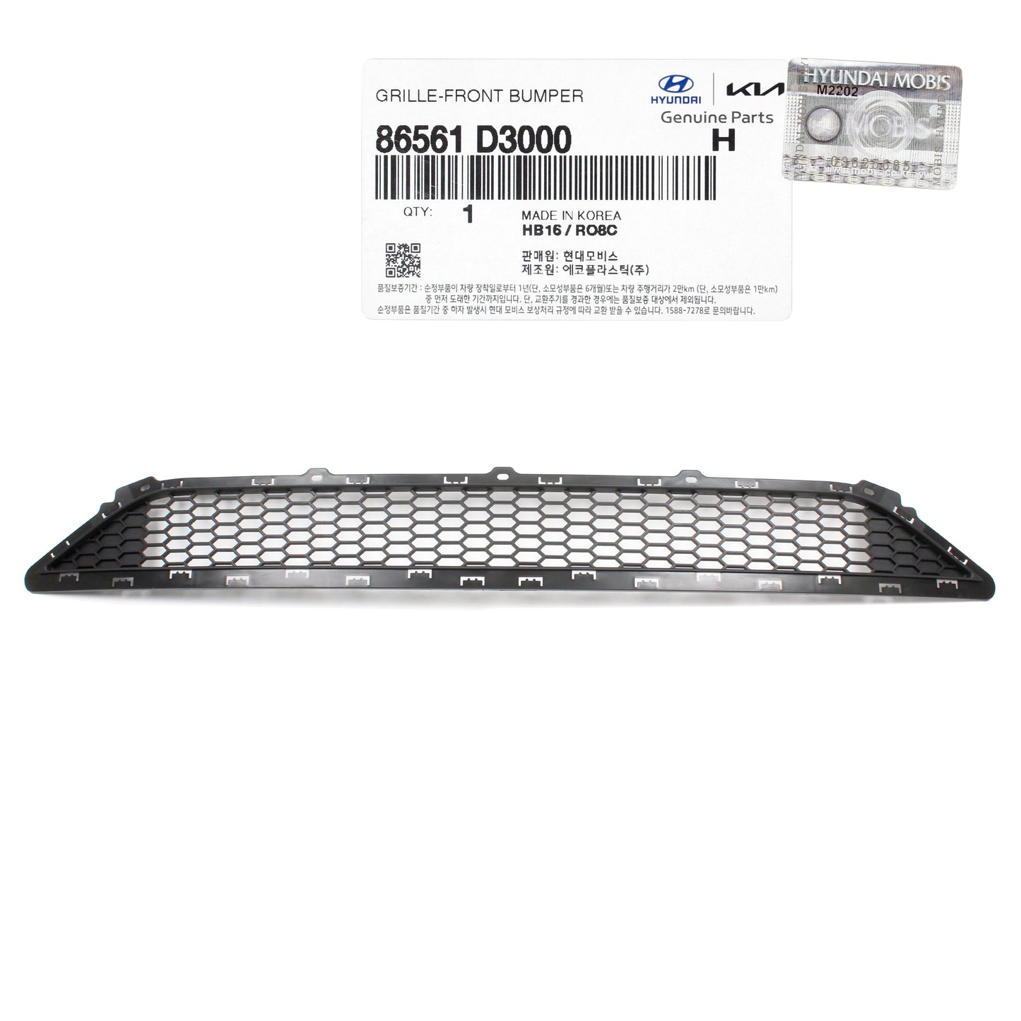 GENUINE FRONT BUMPER LOWER GRILLE for 2016-2018 Hyundai Tucson 86561D3000