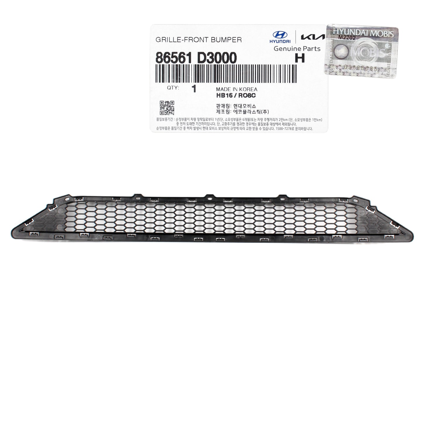 GENUINE FRONT BUMPER LOWER GRILLE for 2016-2018 Hyundai Tucson 86561D3000