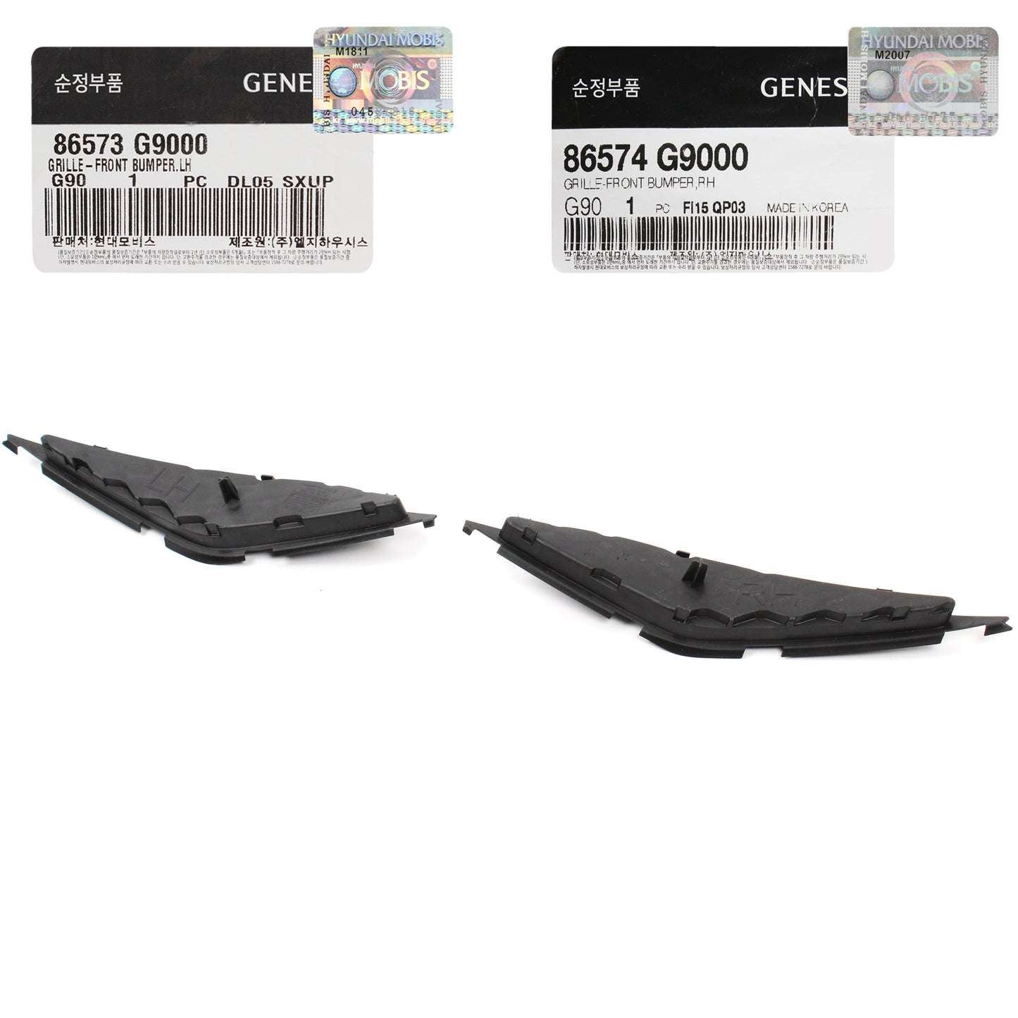 GENUINE Front Bumper Lower Outer Grille RIGHT for 19-21 GENESIS G70 86574G9000