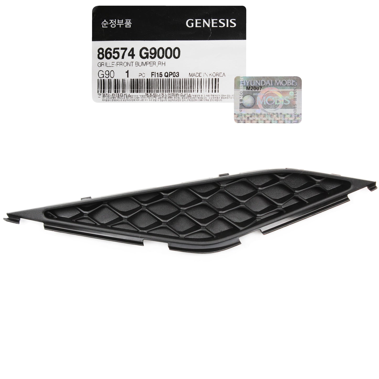 GENUINE Front Bumper Lower Outer Grille RIGHT for 19-21 GENESIS G70 86574G9000