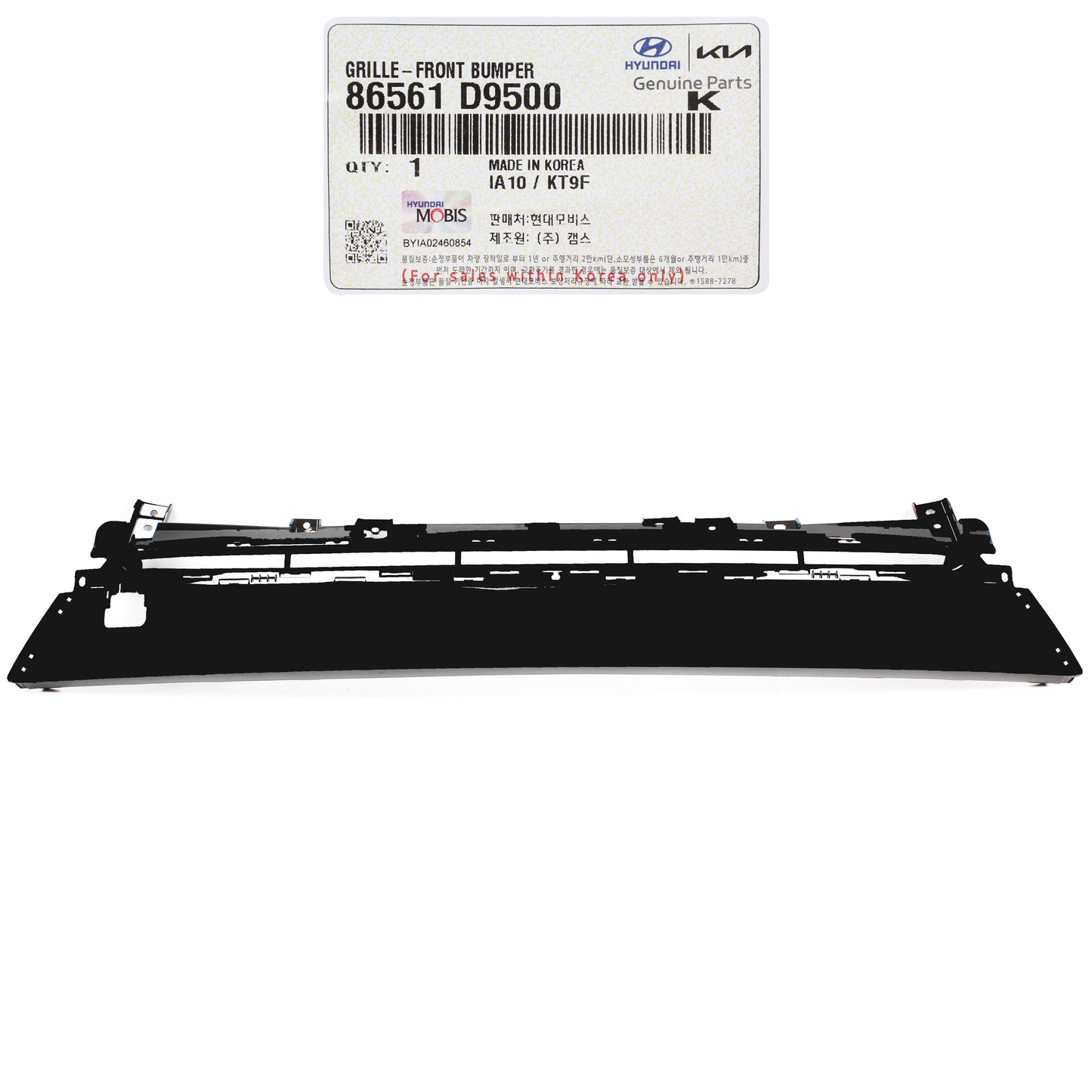 GENUINE Front Bumper Center Grille for 2020 2021 2022 Kia Sportage 86561D9500