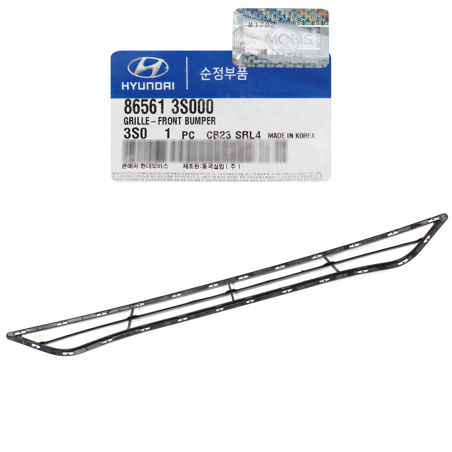 GENUINE Grille Front Bumper Lower for 11-2013 Hyundai Sonata OEM 865613S000