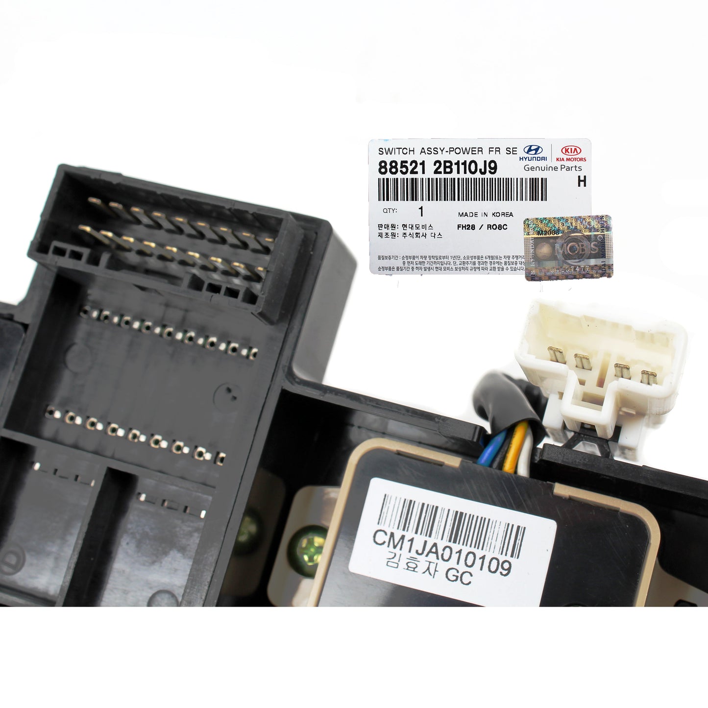 Front Left Power Seat Switch GENUINE for 07-09 Hyundai Santa Fe 885212B110J9