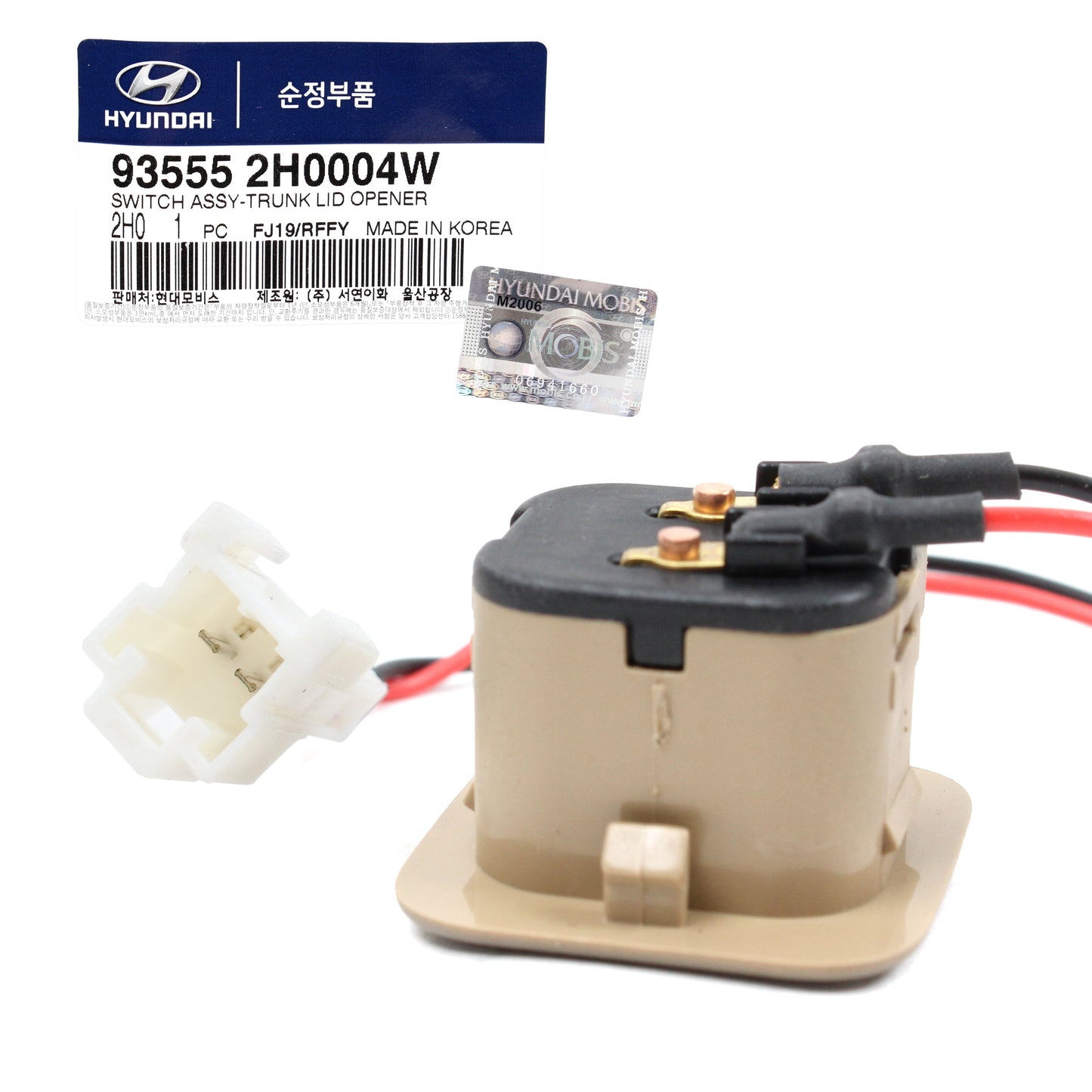 GENUINE Trunk Lid Opener Switch for 07-10 Hyundai Elantra SEDAN 935552H0004W