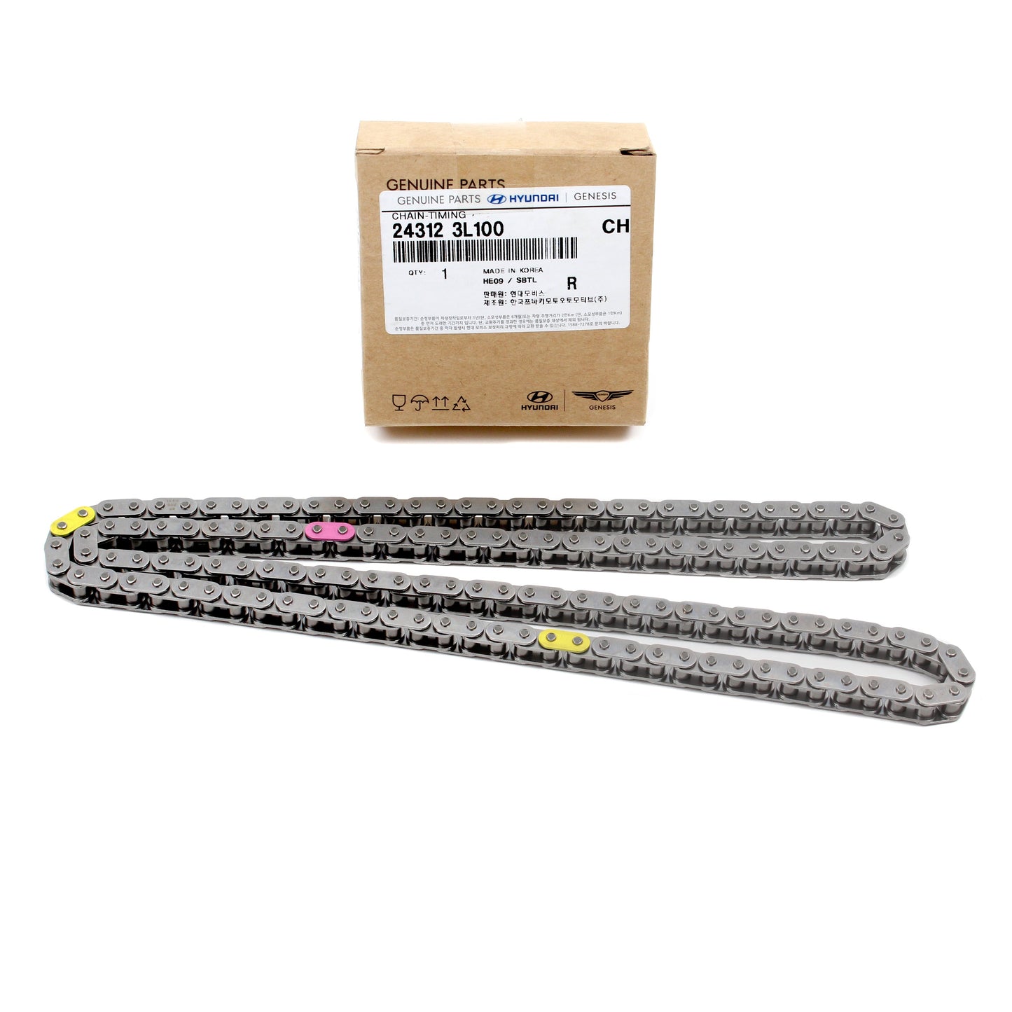 GENUINE Timing Chain for 12-19 Genesis G70 Azera Genesis Santa Fe V6 243123CGA2