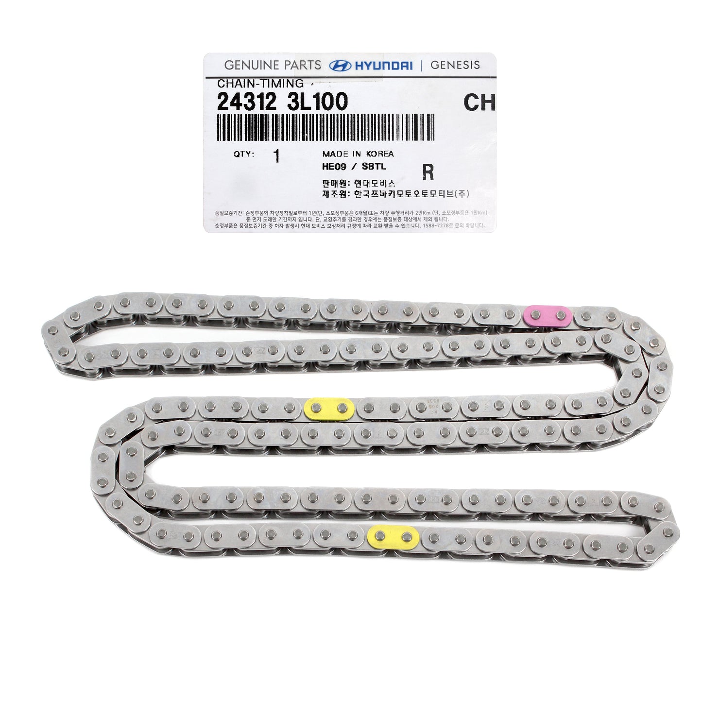 GENUINE Timing Chain for 12-19 Genesis G70 Azera Genesis Santa Fe V6 243123CGA2