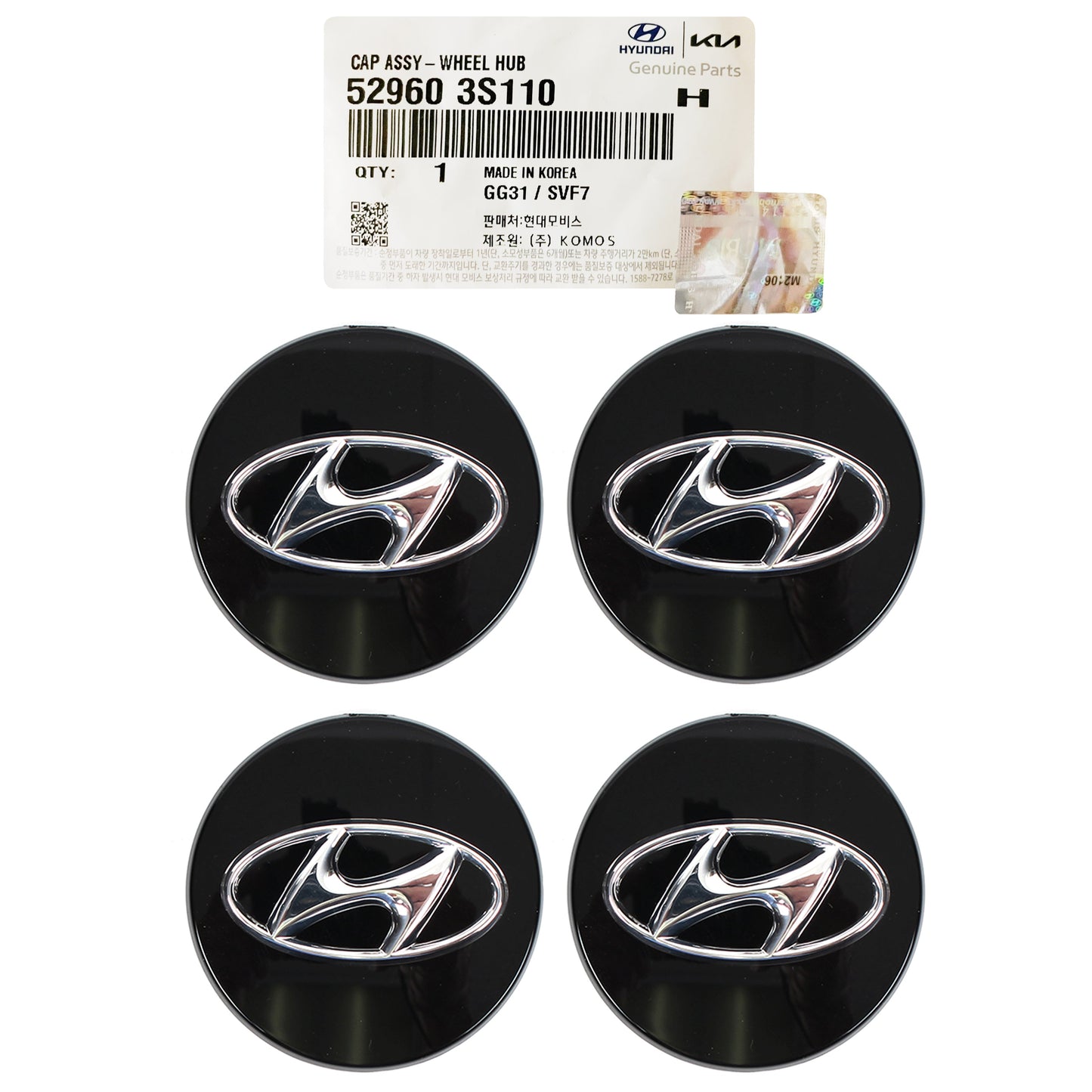 Wheel Center Cap GENUINE for Hyundai Azera Santa Fe Sonata Tucson 529603S110