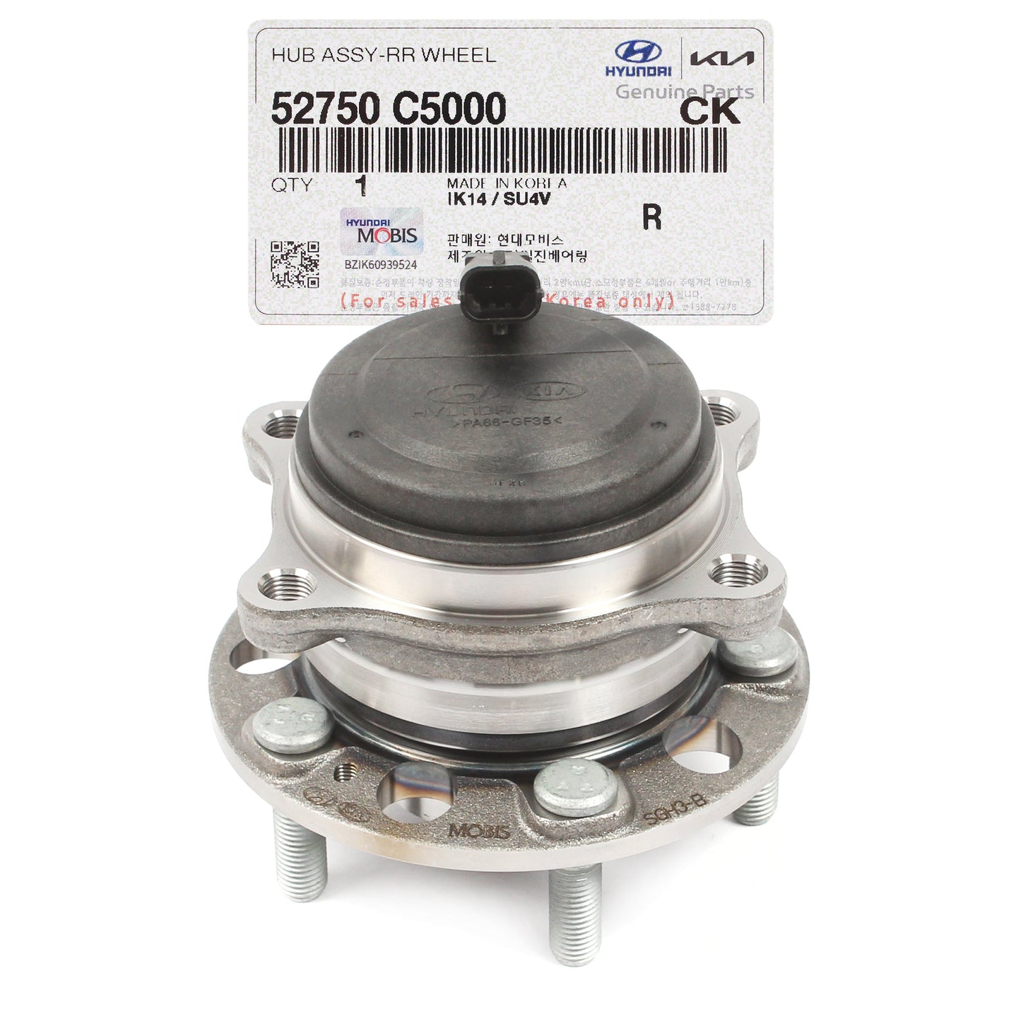 GENUINE 2016-2020 Kia Sorento FWD for REAR Wheel Hubs & Bearings 52750C5000