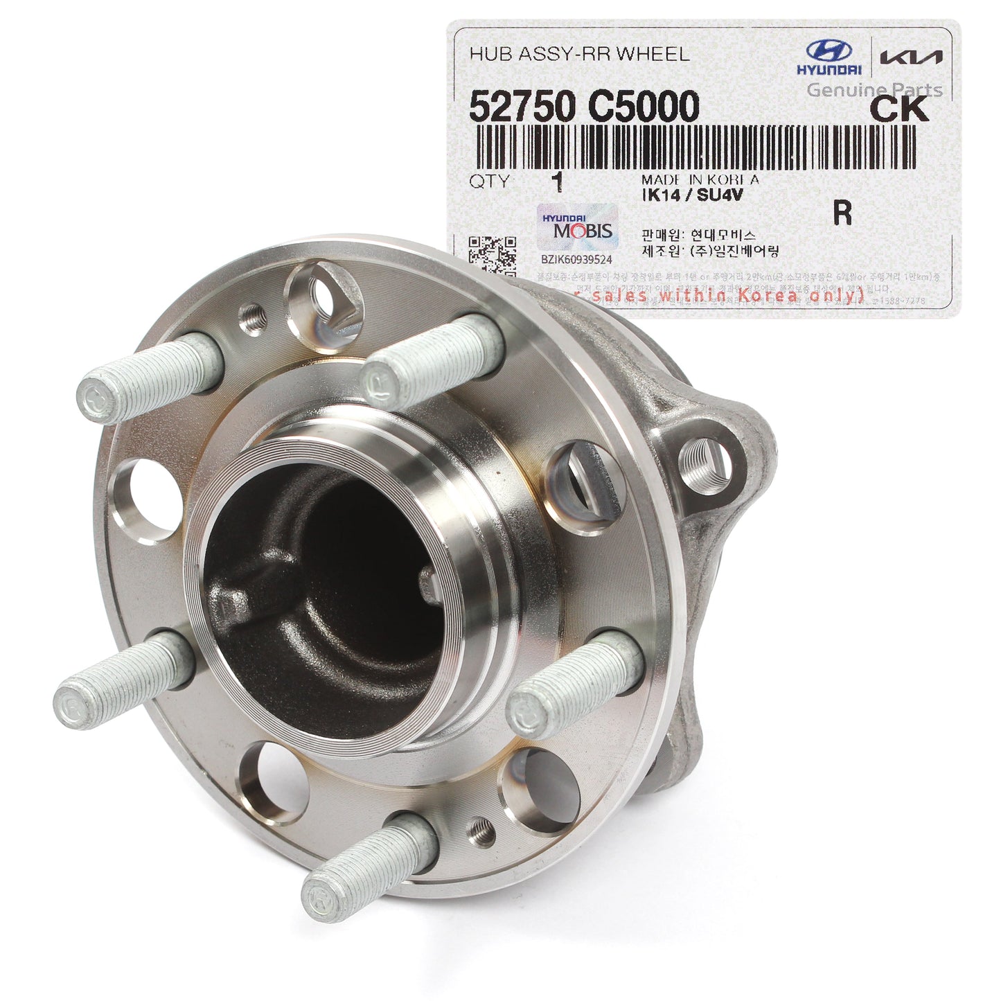 GENUINE 2016-2020 Kia Sorento FWD for REAR Wheel Hubs & Bearings 52750C5000