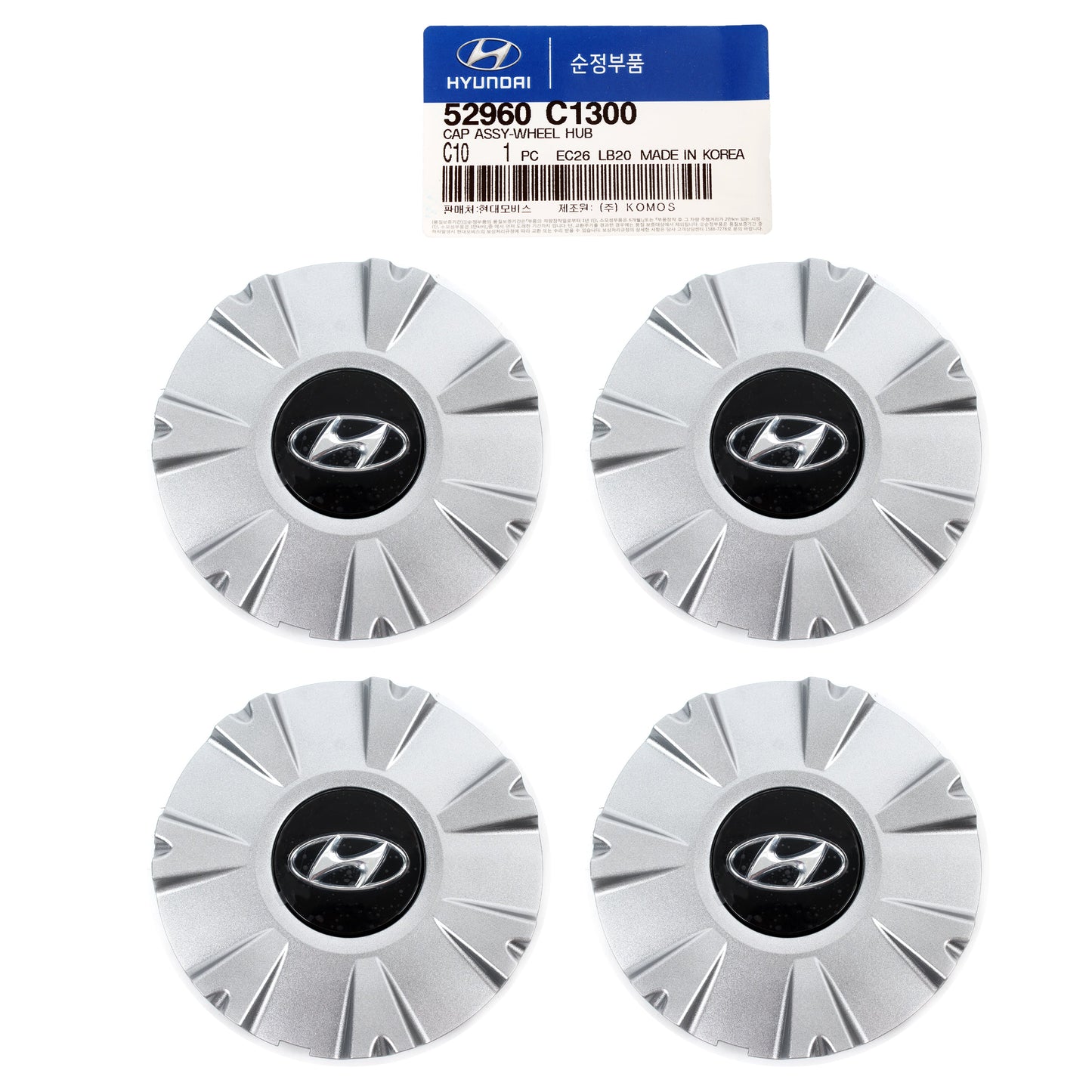 GENUINE Wheel Center Cap for 2015 2016 2017 Hyundai Sonata OEM 52960C1300