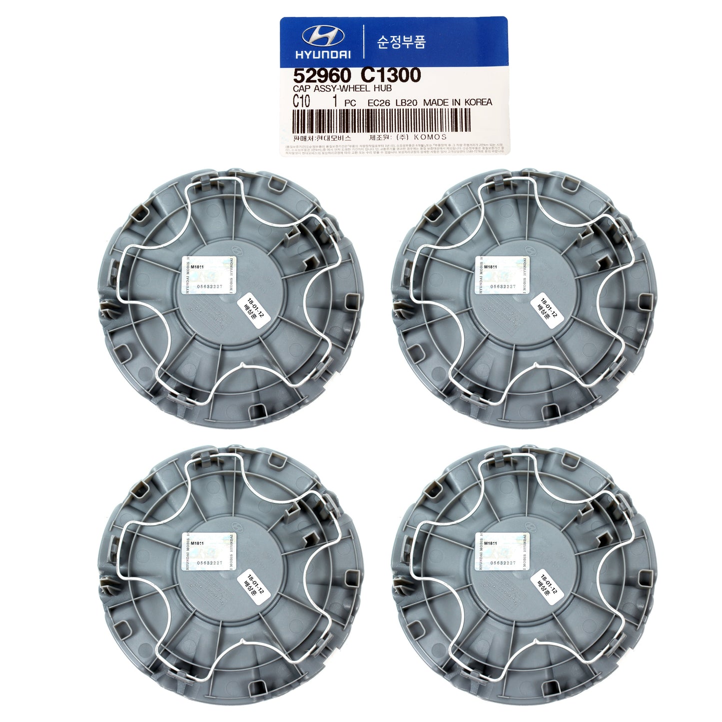 GENUINE Wheel Center Cap for 2015 2016 2017 Hyundai Sonata OEM 52960C1300