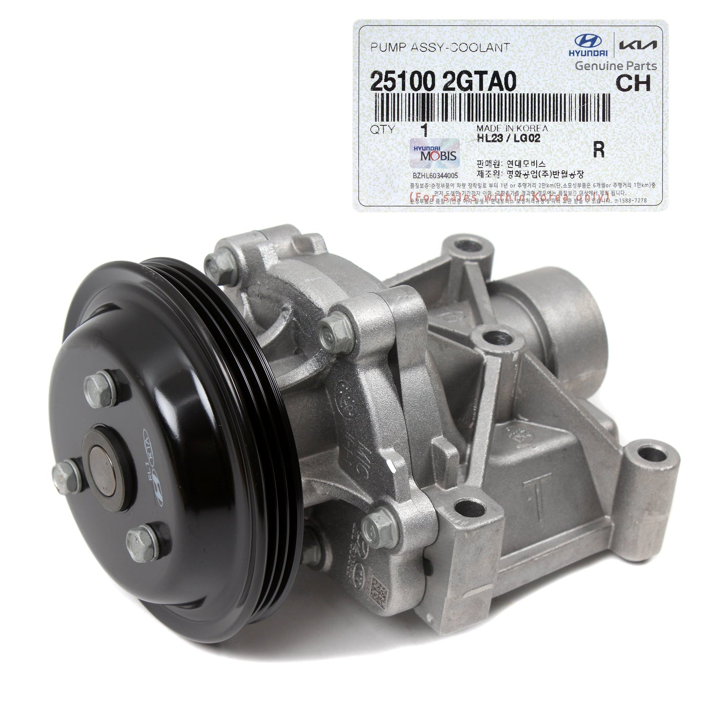 GENUINE Water Pump for 2015-2020 Santa Fe Sonata Optima Sorento 2.0 2.4 251002GTA0