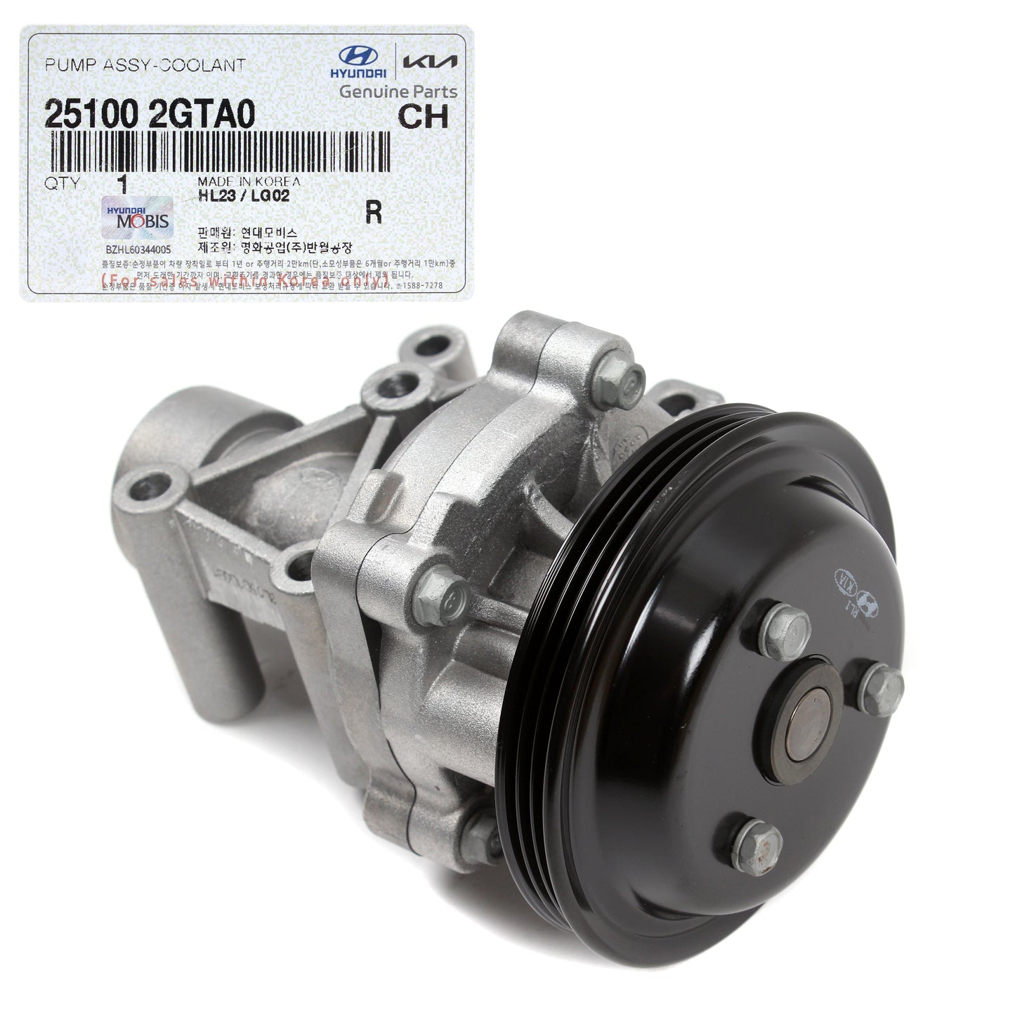 GENUINE Water Pump for 2015-2020 Santa Fe Sonata Optima Sorento 2.0 2.4 251002GTA0