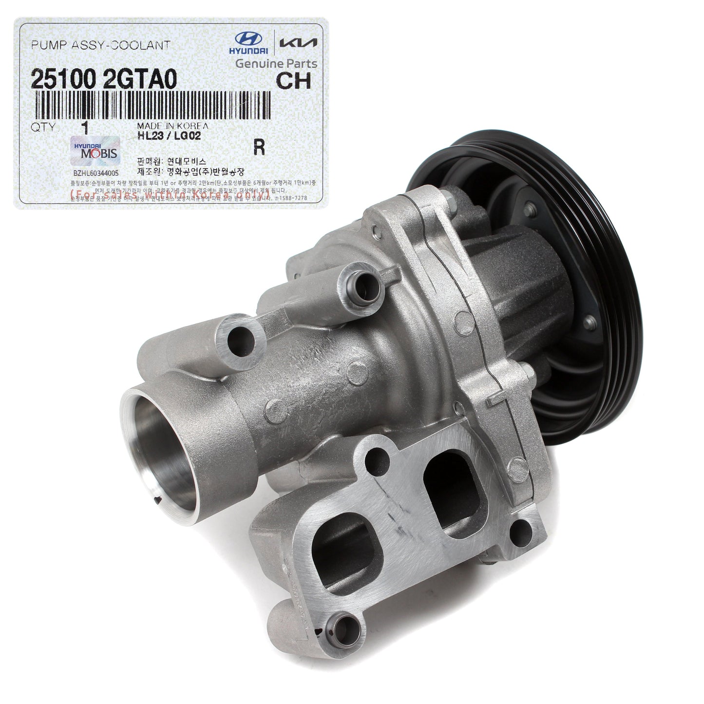 GENUINE Water Pump for 2015-2020 Santa Fe Sonata Optima Sorento 2.0 2.4 251002GTA0