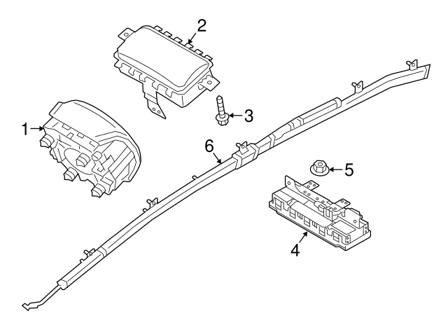 Genuine OEM Steering Wheel Airbag Hyundai Elantra 2019-2020 80100F3000TRY