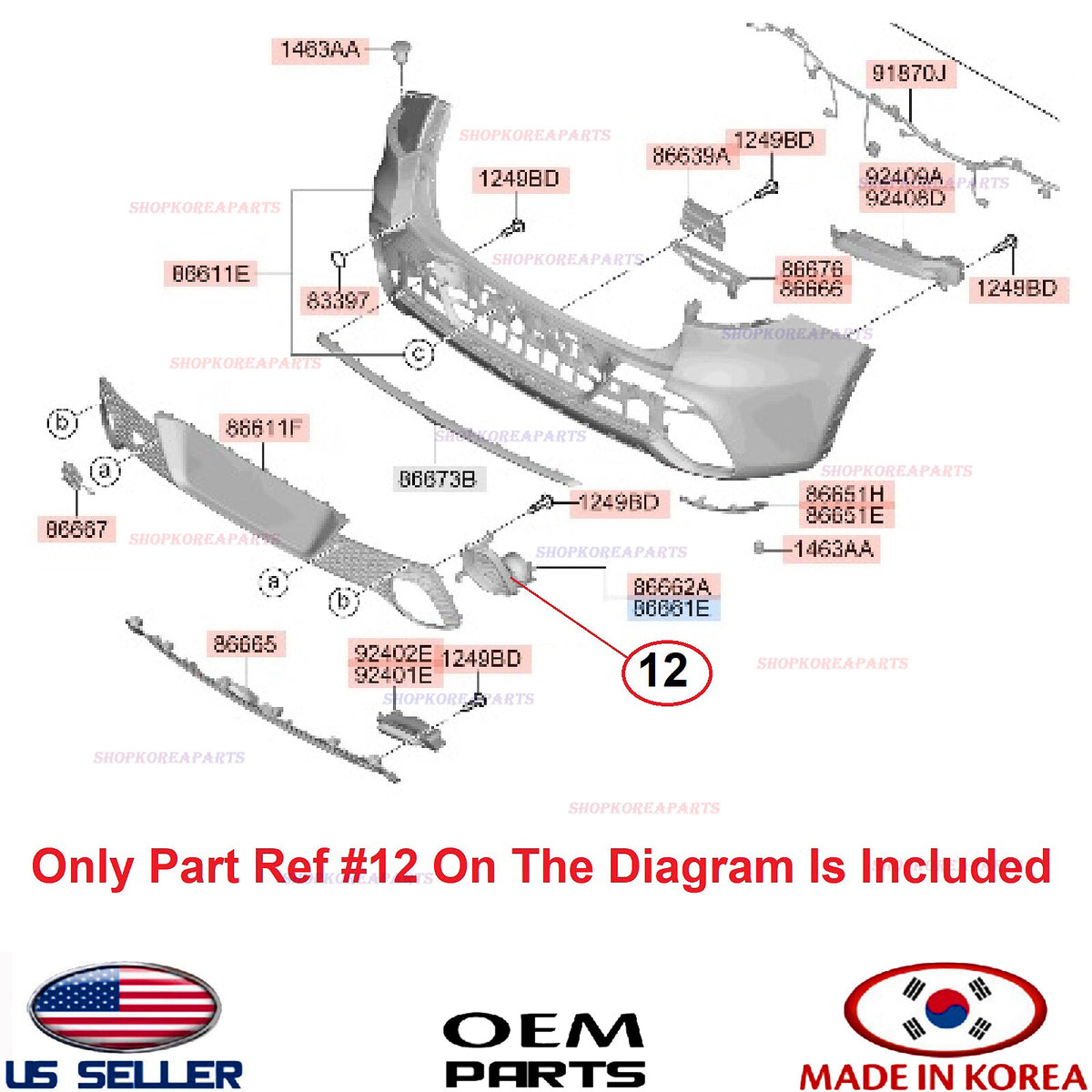 GENUINE Exhaust Pipe Tip Cover Rear Bumper RIGHT Passenger⭐ GV70 NON Sport 22-25
