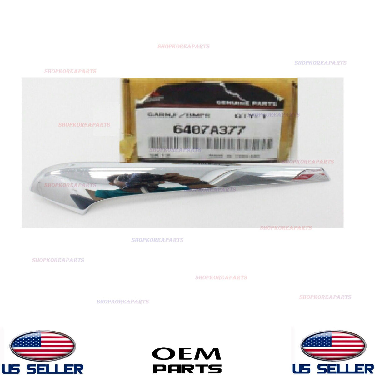 GENUINE Front Bumper Upper Molding LEFT Driver ⭐OEM⭐ Mitsubishi Mirage 2021-2024