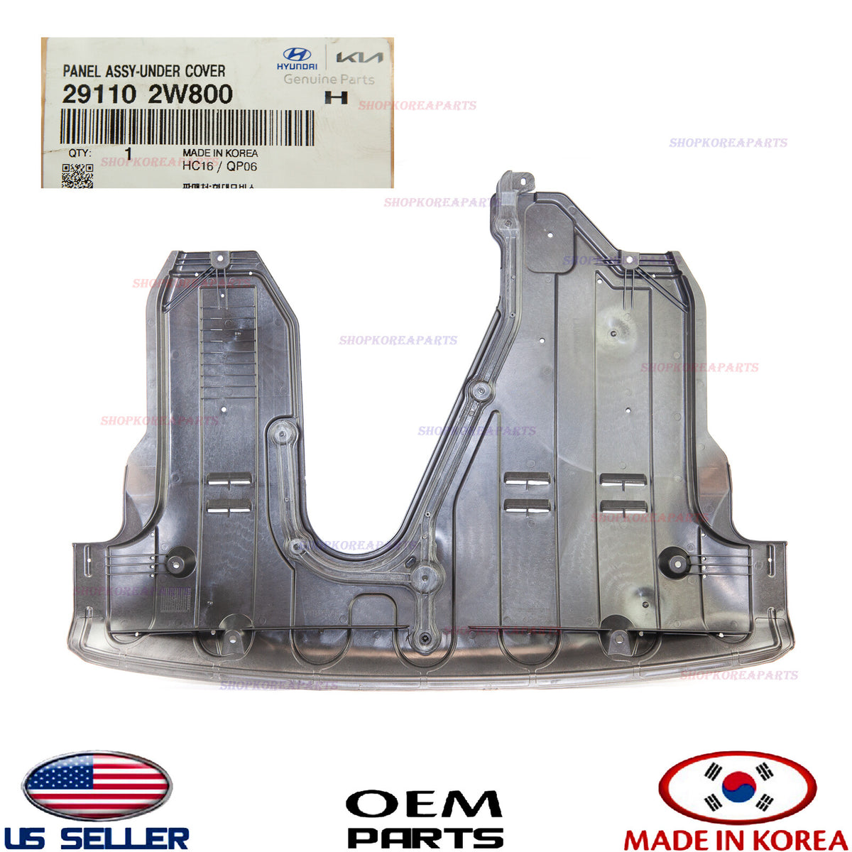 GENUINE Panel Under Cover Front Engine Splash Shield OEM SANTA FE XL 3.3L 13-19