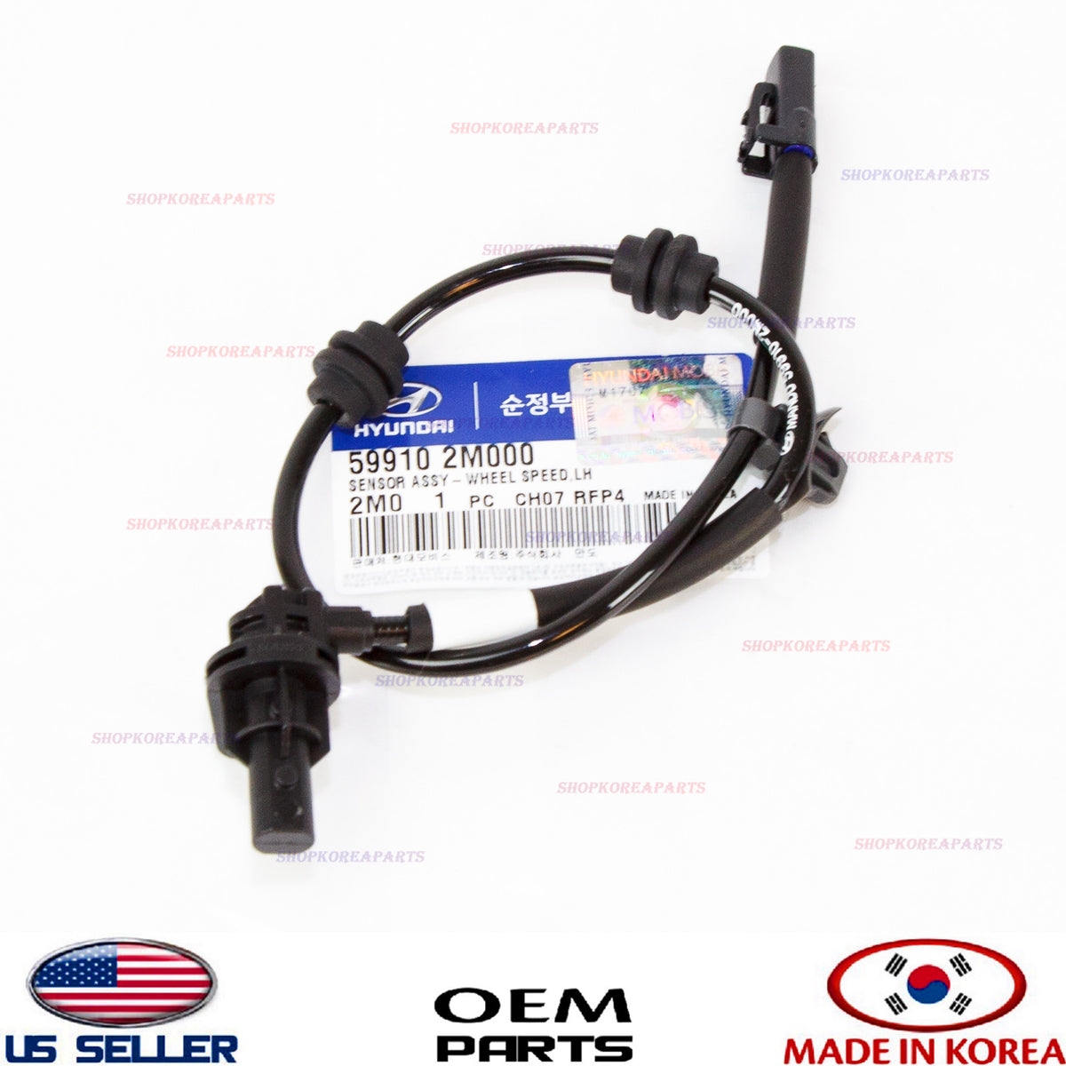 GENUINE ABS Wheel Speed Sensor Rear Left Driver Side OEM Genesis Coupe 2009-2016