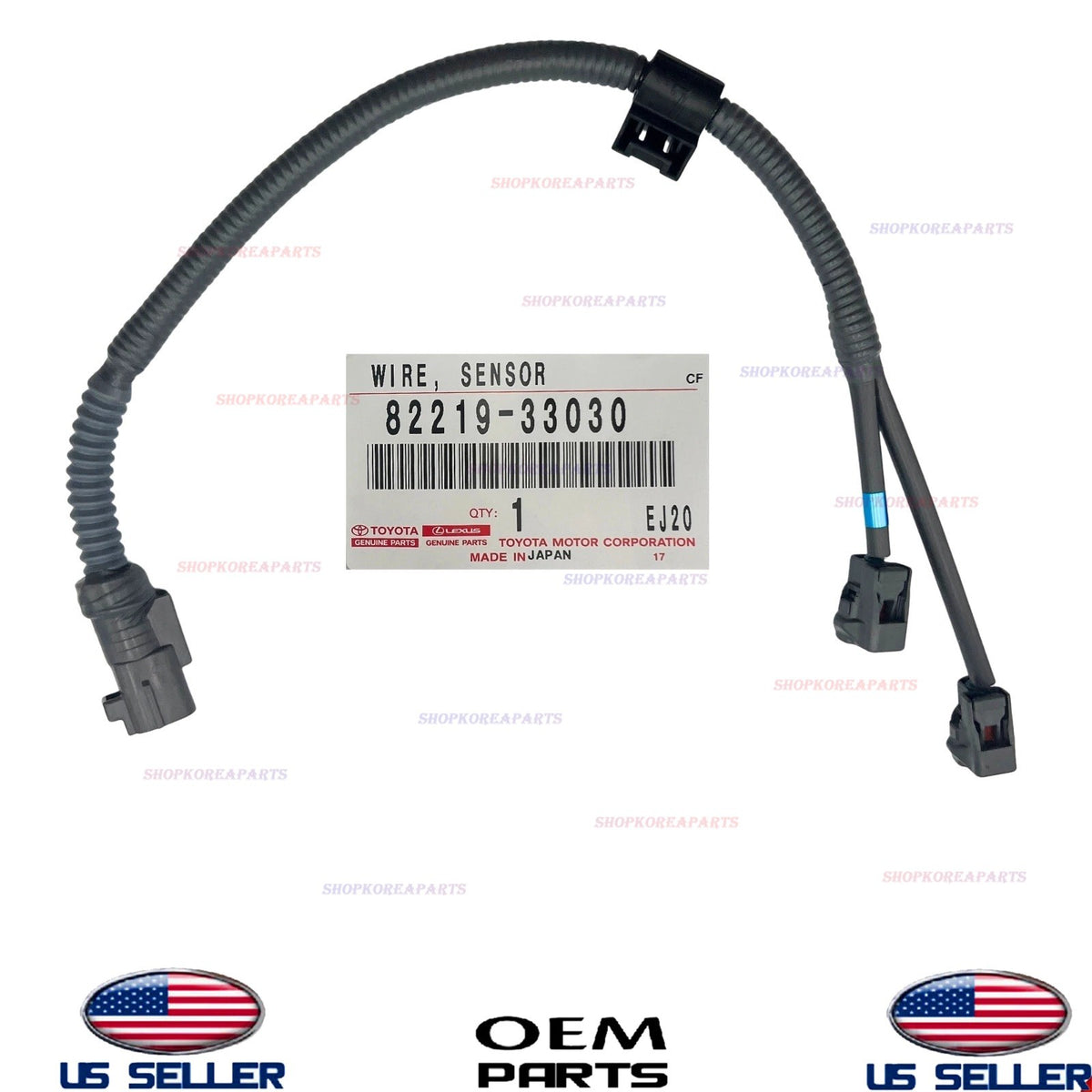 GENUINE OEM Knock Sensor Wire Harness Toyota Lexus 3.0L 82219-33030