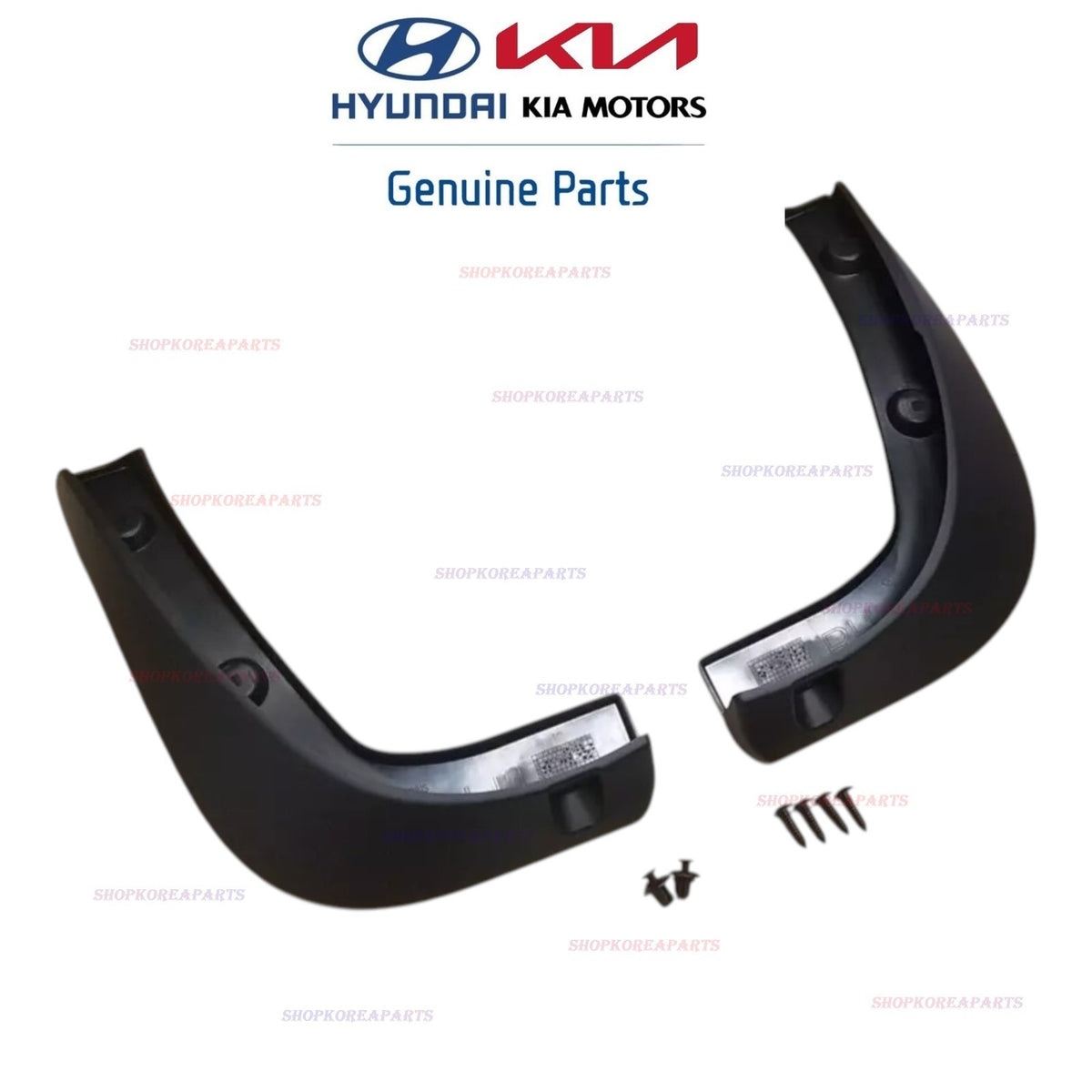 FITS: 14 - 16 KIA SOUL REAR SPLASH GUARD MUD FLAP SET OEM NEW