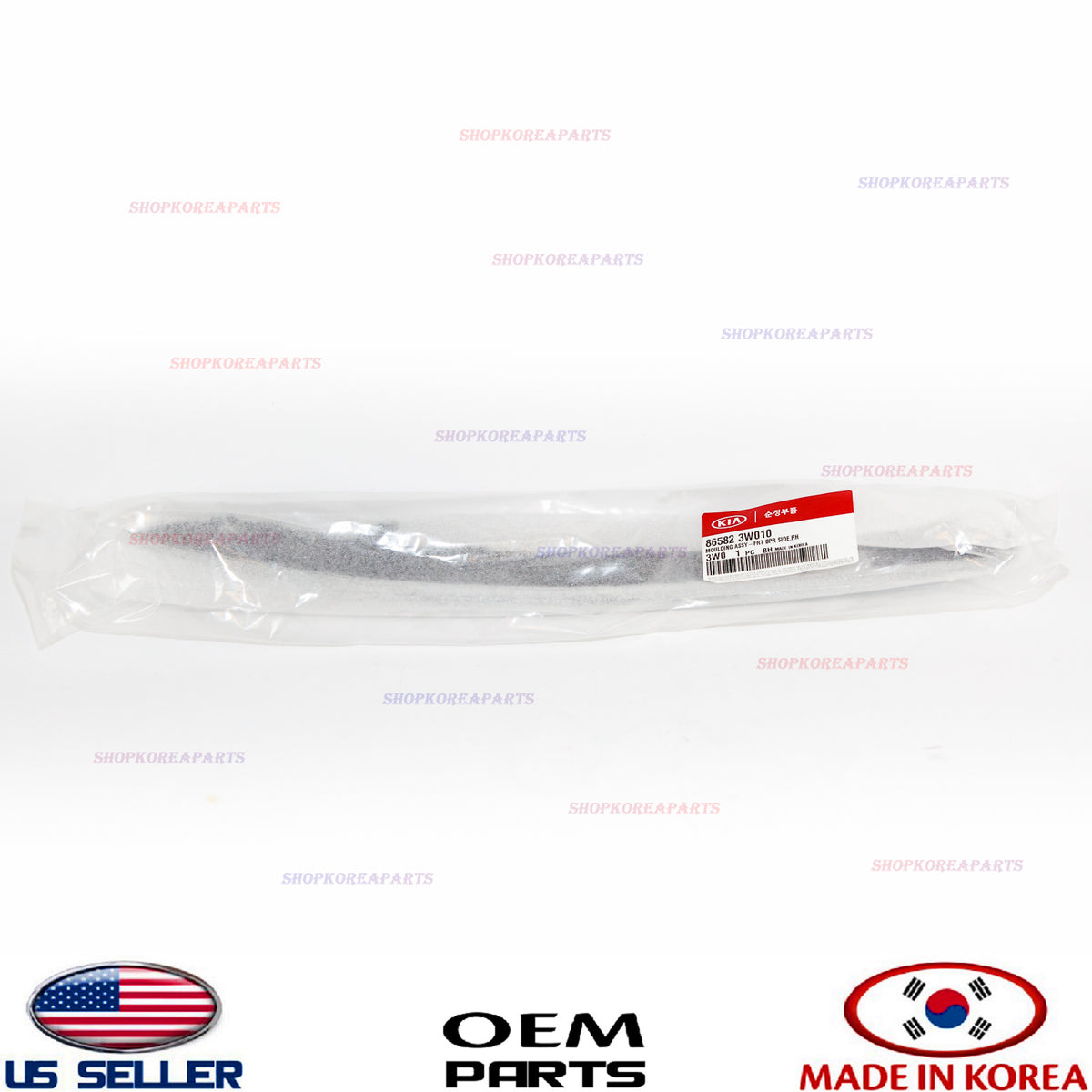 GENUINE Front Bumper Molding Outer Trim Strip Passenger Side OEM Sportage 11-16