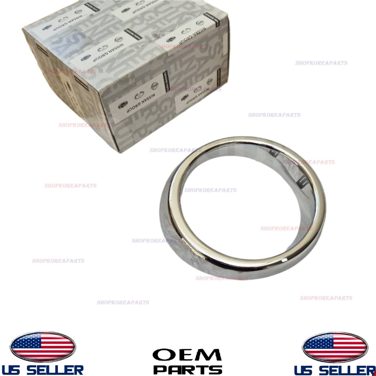 GENUINE Front Fog Lamp Chrome Trim Ring LEFT ⭐OEM⭐ INFINITI *See compatibility