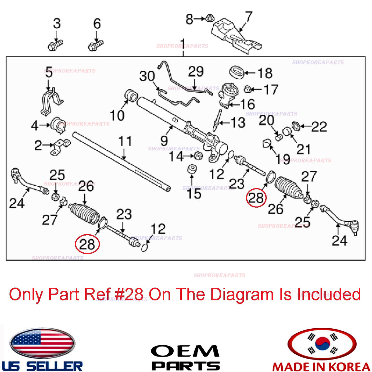 GENUINE Steering Gear Boot Clamp Inner ⭐ HYUNDAI KIA 2007-21 *See Compatibility