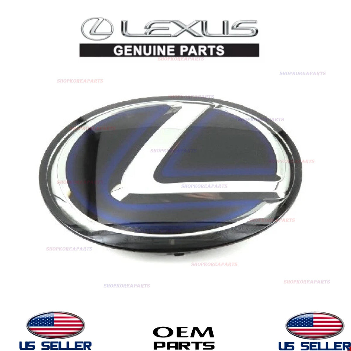 GENUINE Rear Emblem Logo Symbol 2016-2022 Lexus RX450h RX450hL 75403-48040
