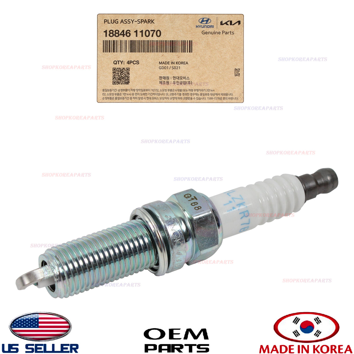 1pcs ✅GENUINE✅ Spark Plug ⭐OEM⭐ VARIOUS HYUNDAI KIA 1884611070 See Compatibility