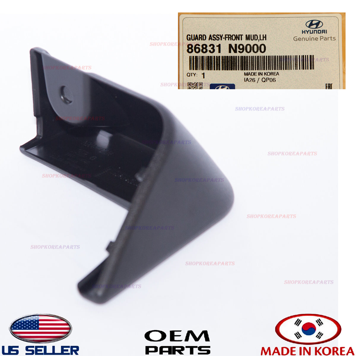 GENUINE Mud Guard Flaps Splash Shield Front LEFT Driver ⭐OEM⭐ Tucson 2022-2024