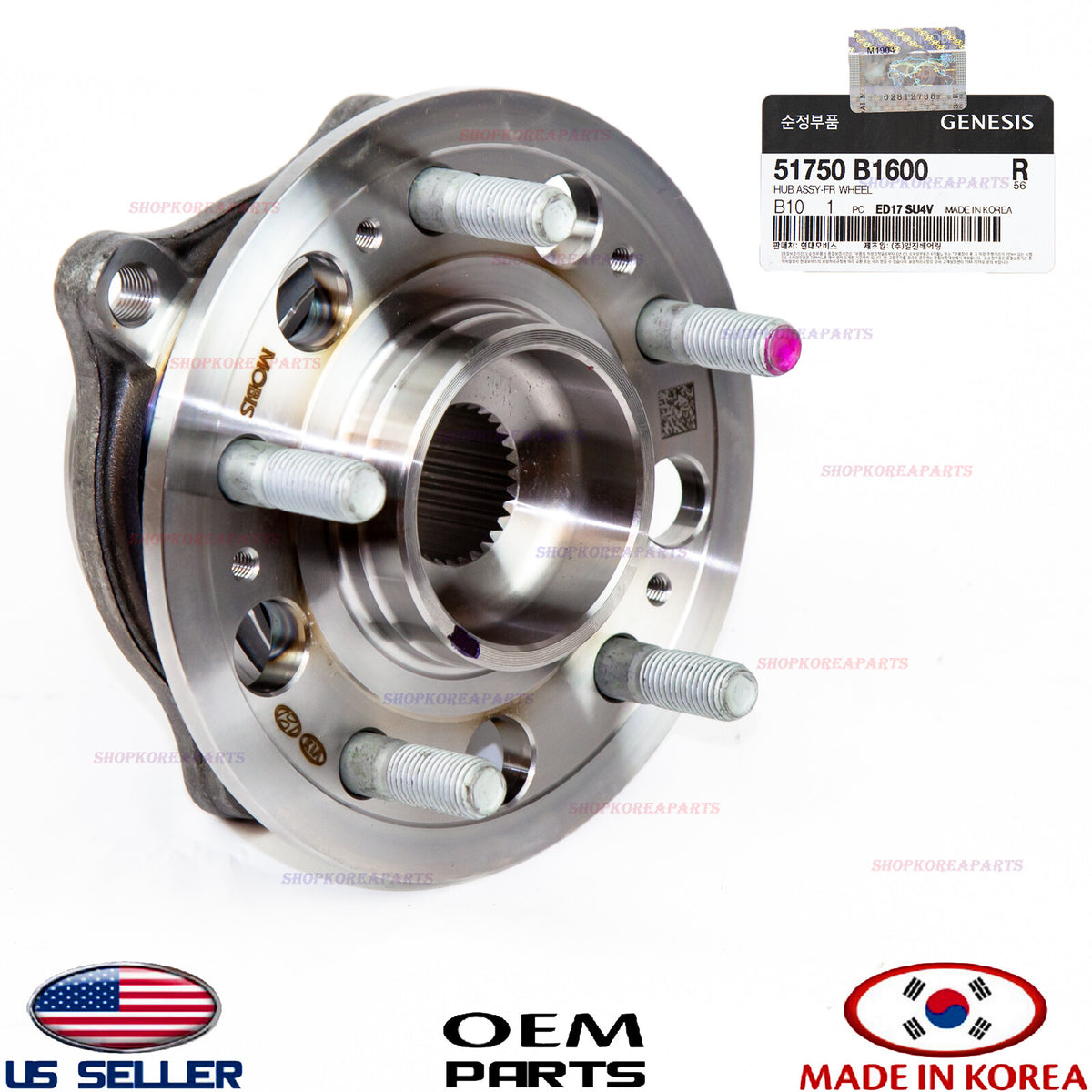 ✅GENUINE✅ Wheel Hub & Bearing Front OEM Genesis G80 G90 2018-2020 4WD/AWD Only