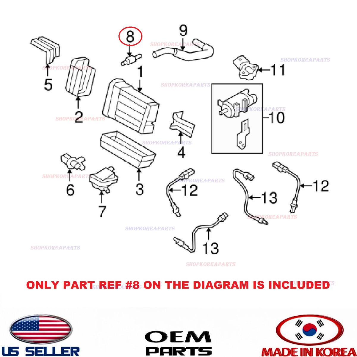 GENUINE PCV Valve ⭐OEM⭐ KIA HYUNDAI 2000-2023 *See compatibility