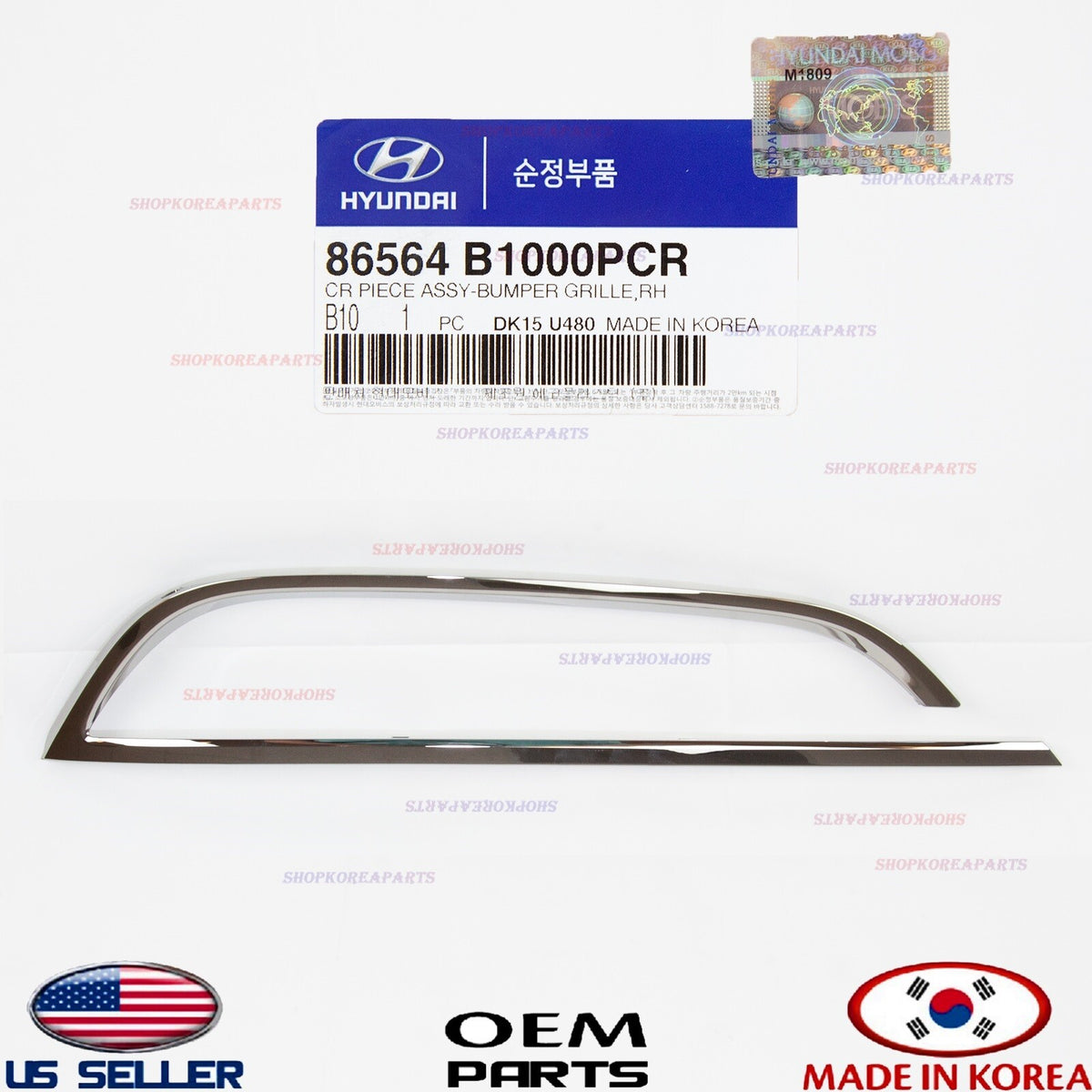 GENUINE Front Bumper Trim Molding RIGHT Passenger ⭐OEM⭐ Genesis Sedan G80 15-17