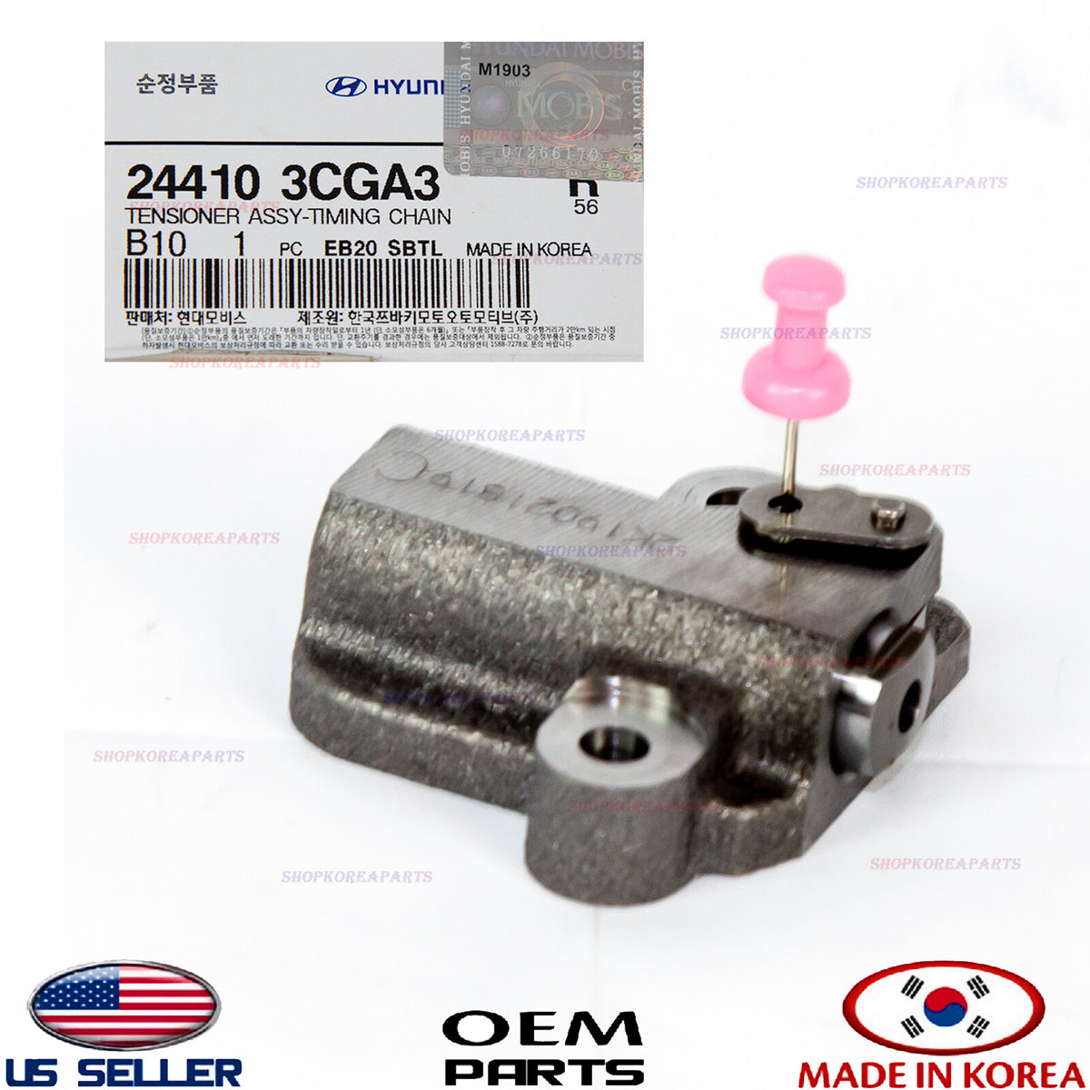 GENUINE OEM Engine Timing Chain Tensioner 1pcs Hyundai Kia Genesis 3.3L-3.8L