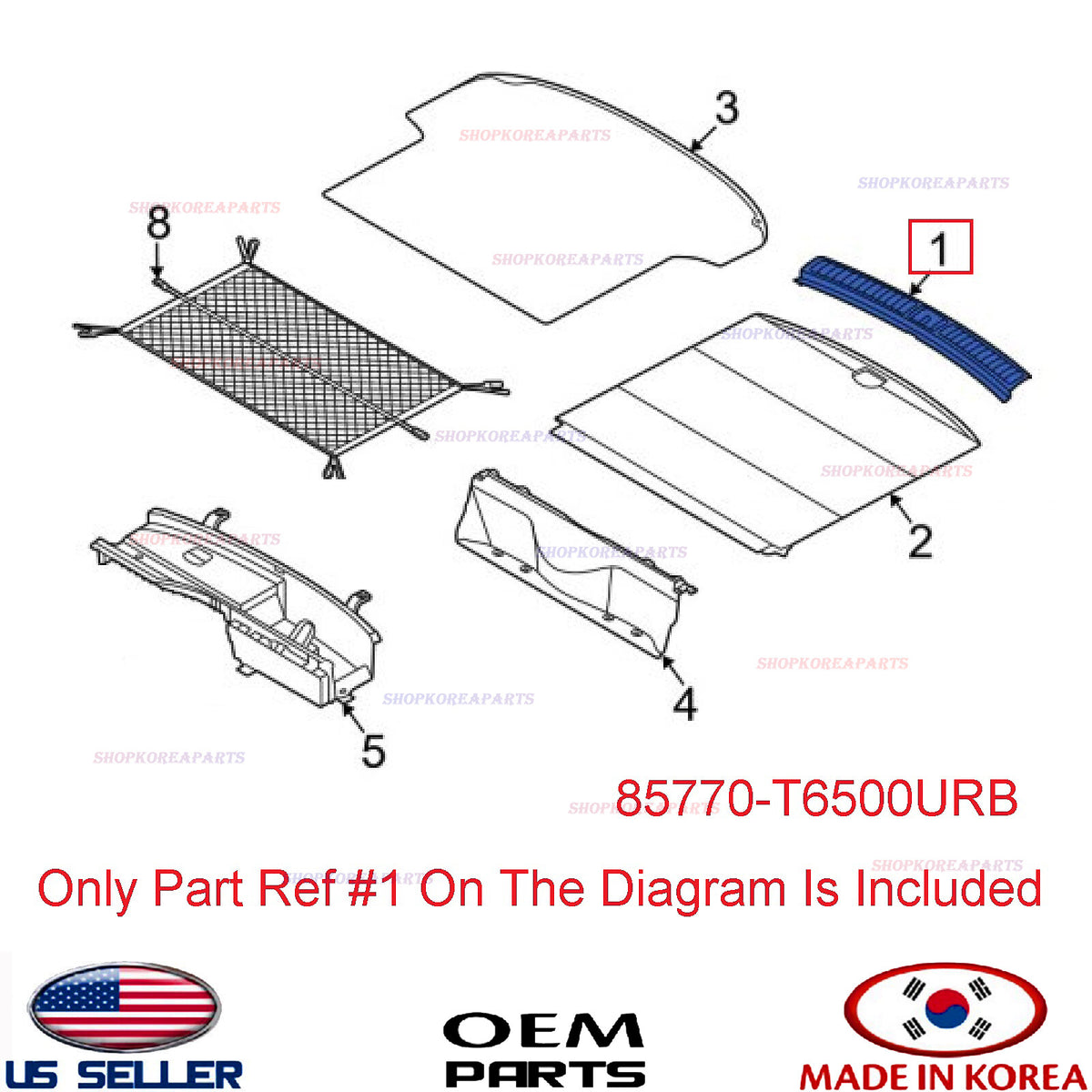 ✅GENUINE✅ Rear Liftgate Trim Scuff Plate ⭐OEM⭐ Genesis GV80 2021-2025